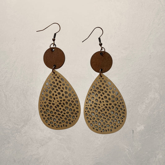 Lattice Drop Earrings