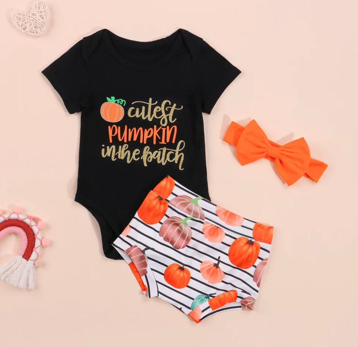 Pumpkin Three Piece Set