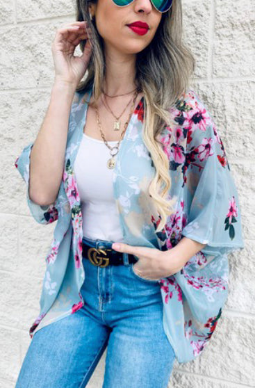 Floral Kimono