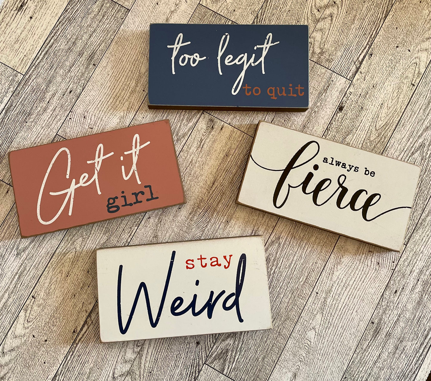 Sassy Block Signs