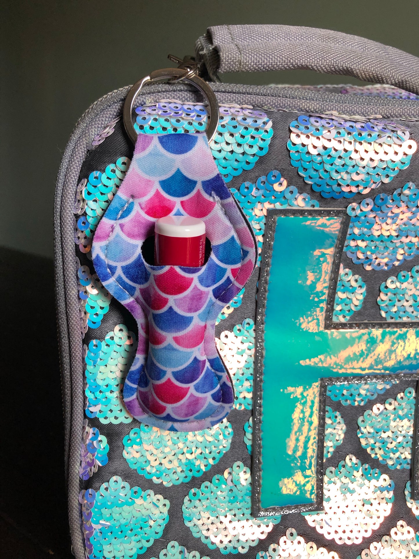 Lip gloss keychain