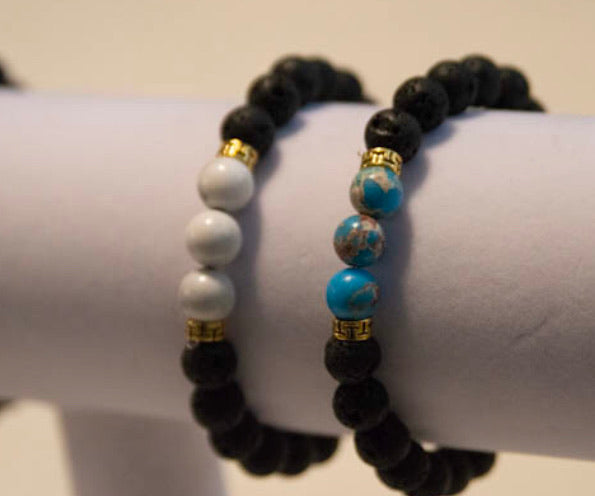Lava bead bracelet