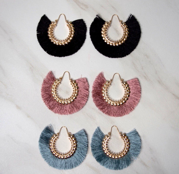Boho Fringe Earrings