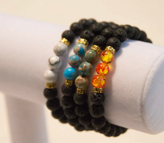 Lava bead bracelet