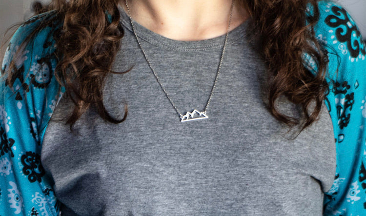 Mountains are calling necklace