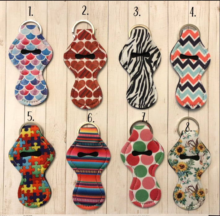 Lip gloss keychain